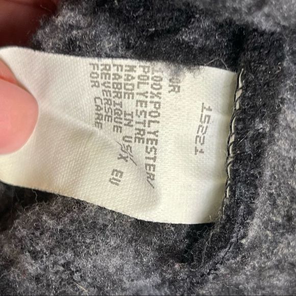 Woolrich Sweater Mens Size XL Rare Aztec Sherpa Fuzzy 1/4 Zip Pullover Gray - Picture 13 of 14